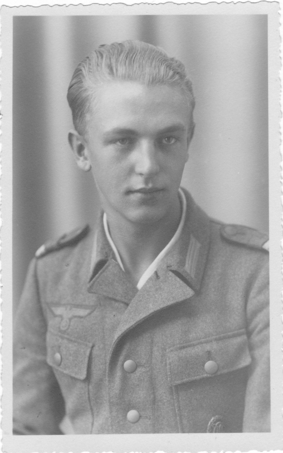 Heinz Piontek in Uniform