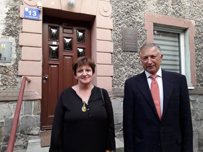 Dr. habil. Ewa Jarosz-Sienkiewicz u. Anton Hirner (Foto:© A. Hirner)