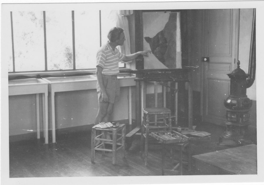 Heinz Piontek in Cézannes Atelier