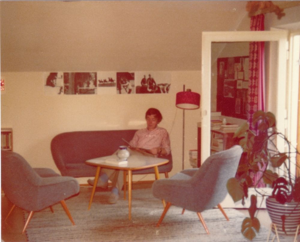 Im Wohnzimmer der Etagenwohnung, 1978